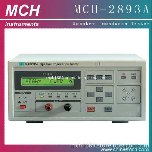 400Hz 1kHz Fixed Freq 20Hz-4kHz Manual Adjusting 50Hz-3999Hz Scan Range Speaker Impedance Tester (MCH-2893A)